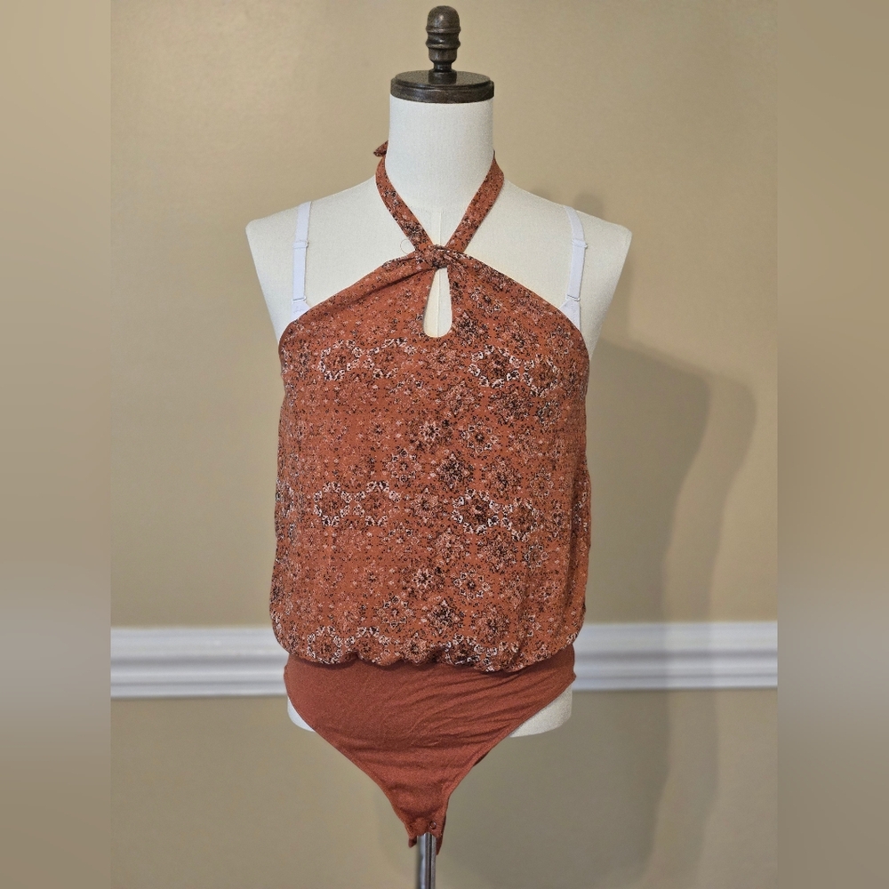 Maurices Blue Relaxed Cut Out Tank Top